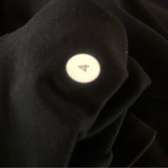 Lululemon If Youre Lucky Crop Leggings Size 4 Black Gray Mesh Cropped Yoga Tight - Picture 8 of 11